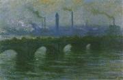 Waterloo Bridge,Overcast Weather, Claude Monet